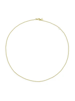 Florence86 18K Yellow Gold Ball Necklace Chain
