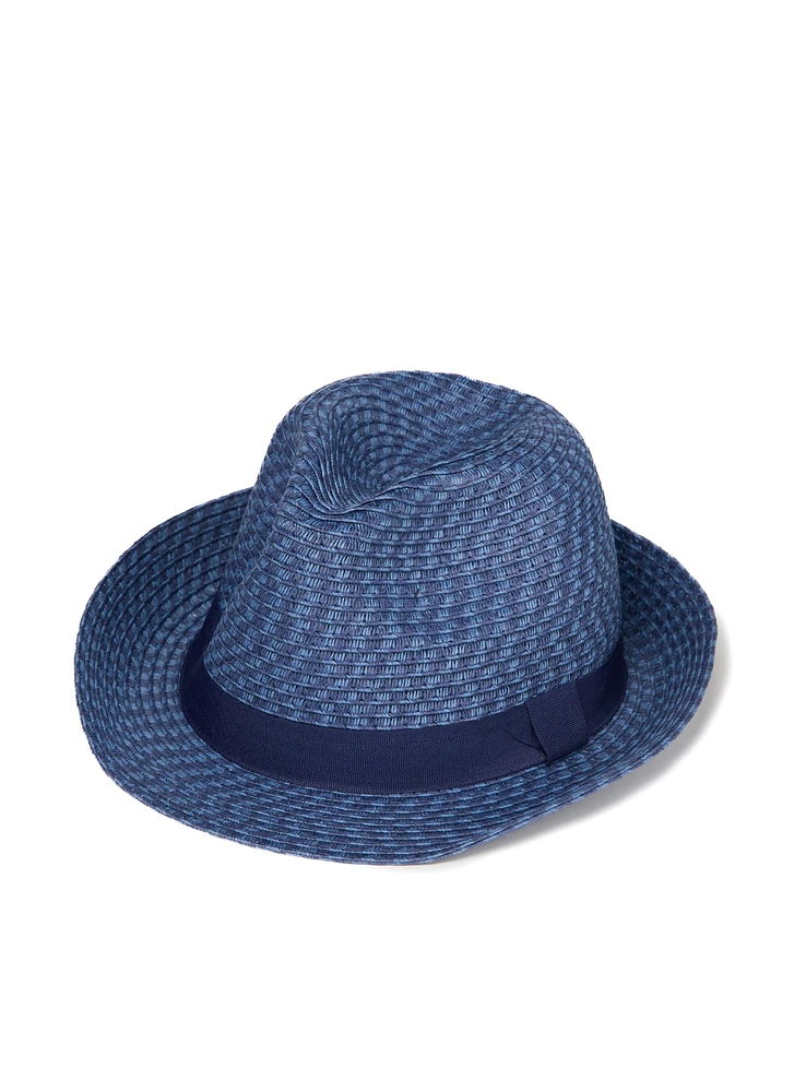 Navy Fedora Hat