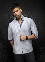 Chemise 'Bosco' à imprimé de spirales