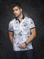 Polo 'Caballero' à imprimé de fleurs