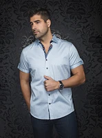 Chemise 'Faro-SS' à micro imprimé