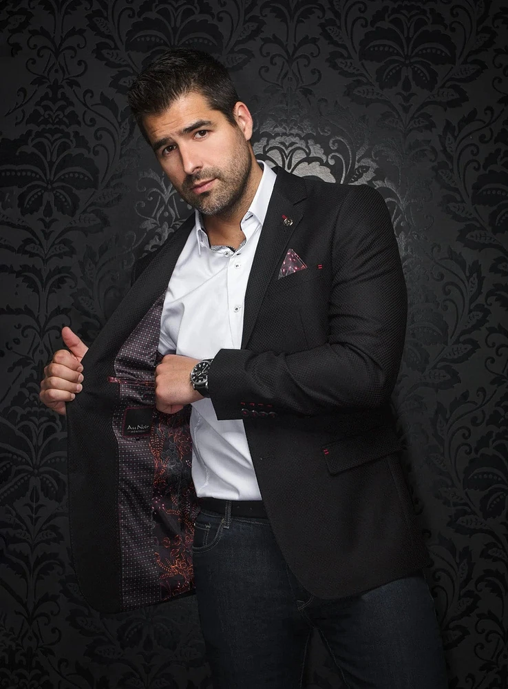 'Giancarlo' Micro Check Sport Jacket