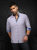Micro Flowers Print 'Haylo' Shirt
