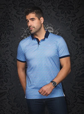 Polo 'Jed' à micro triangle