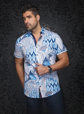 Chemise 'Kyle' à imprimé abstrait