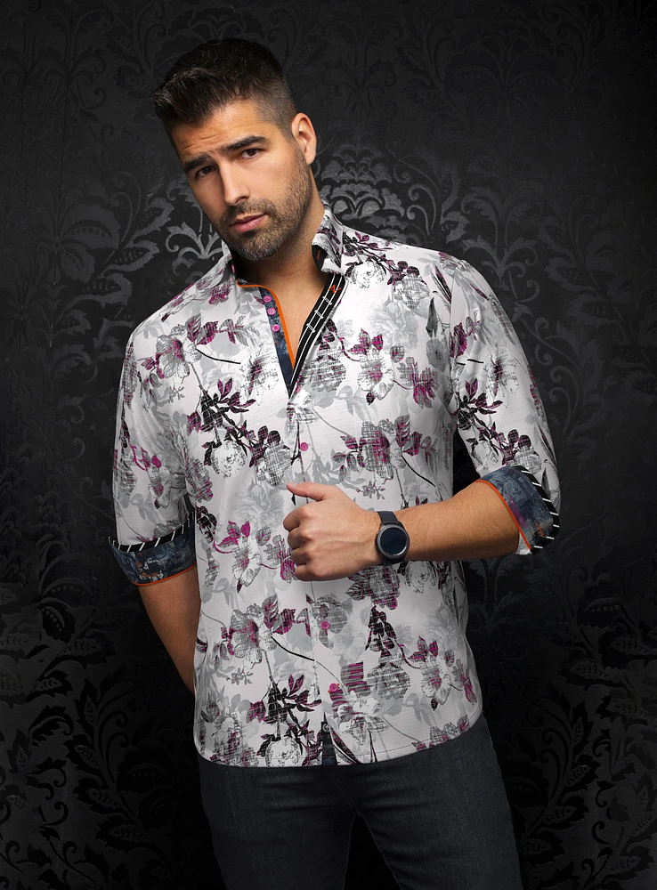 Floral Print 'Peylon' Shirt