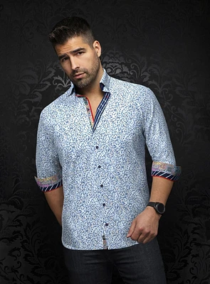 Chemise 'Quinn' à imprimé de micro fleurs