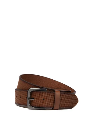 Cognac Textured Belt
