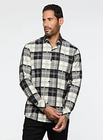 Black Plaid Flannel Shirt
