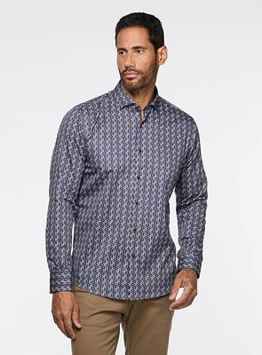 Hexagon Print Shirt