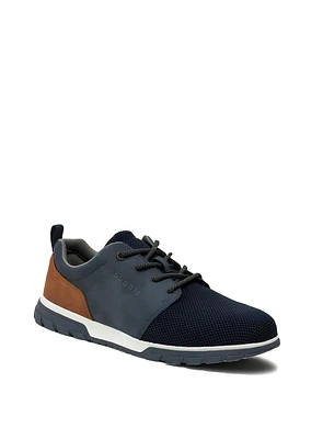 Blue and Cognac Shoes