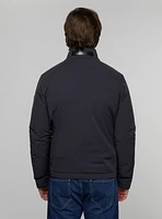 Manteau semi-matelassé marine