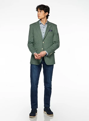 Veston en tricot vert