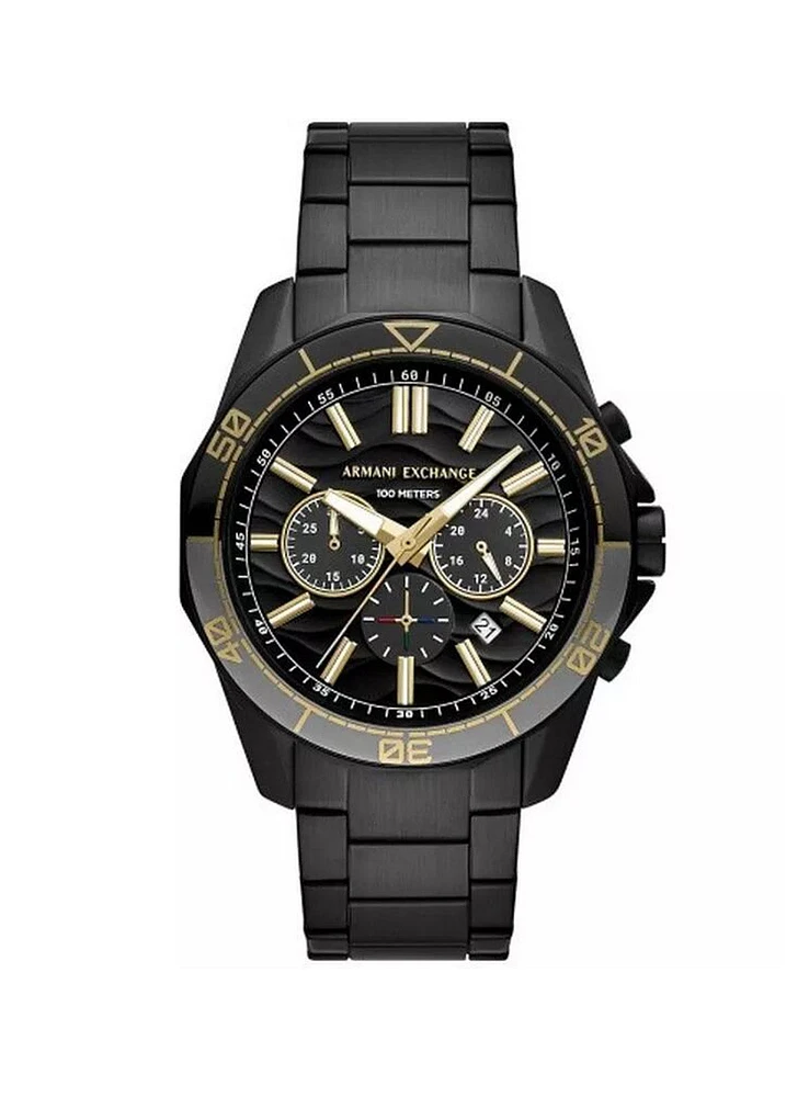 Black Chronograph Watch