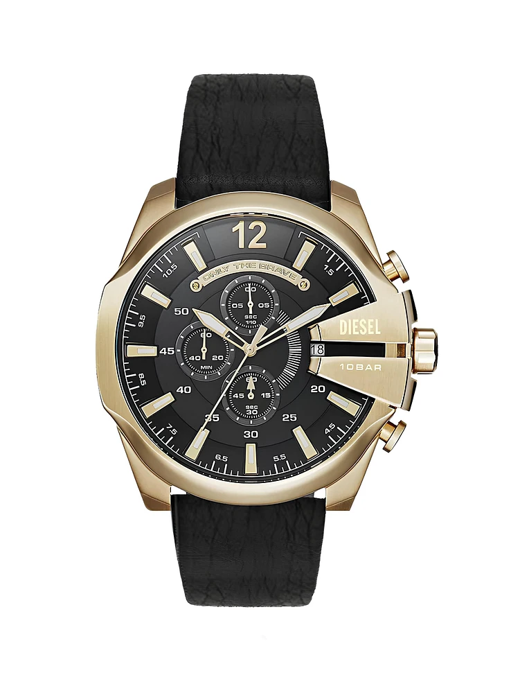 Black Dial Chronograph Watch