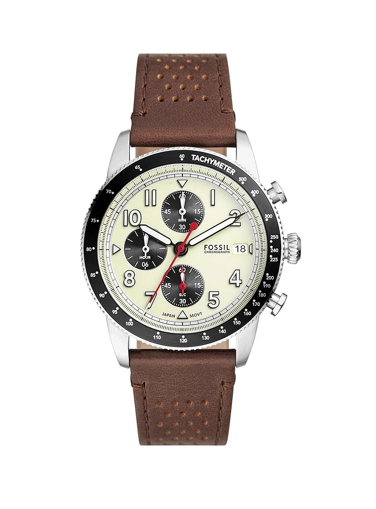 Brown 'Sport Tourer' Chronograph Watch