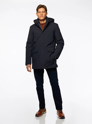 Pardessus imperméable à col montant