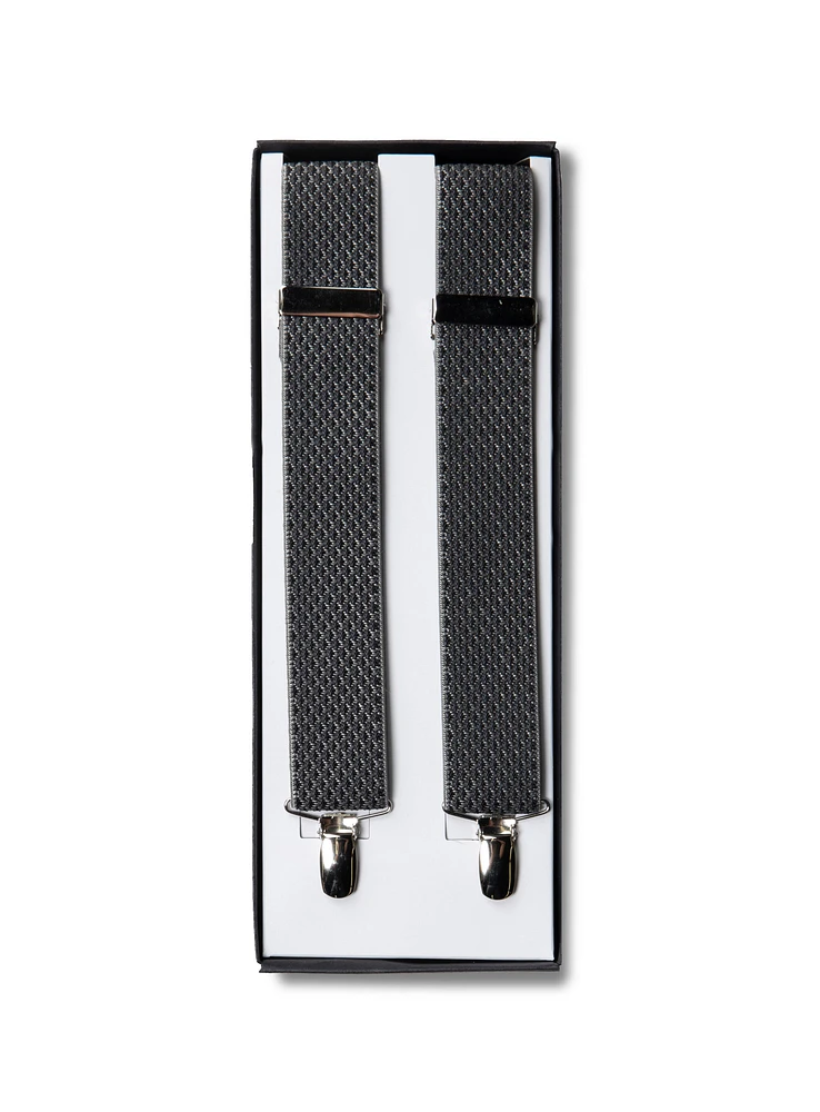 Bretelle croisée diamant gris