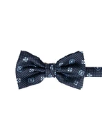 Medallions Blue Bow Tie
