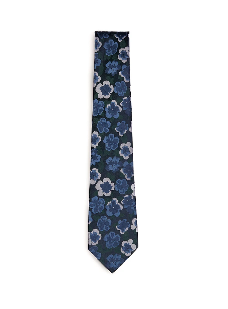 Floral Print Tie