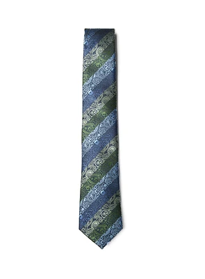 Green Striped Tie