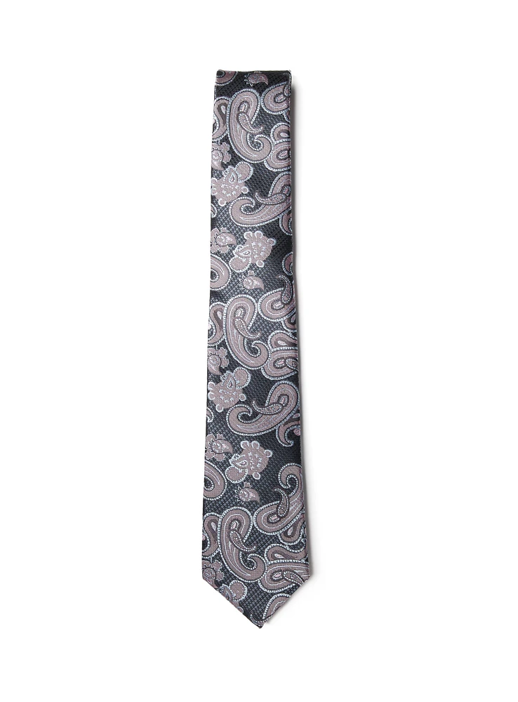 Pink Paisley Tie