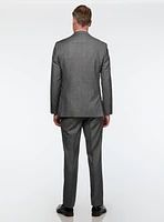 Brushed Charcoal Wool Suit