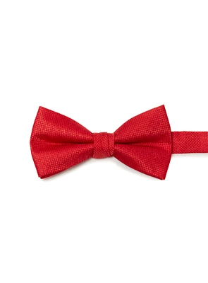 Noeud papillon rouge texturé