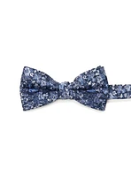 Royal Blue Micro Flower Bow Tie