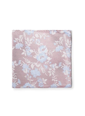 Pink Floral Pocket Square