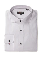 Chemise sans repassage à faux uni