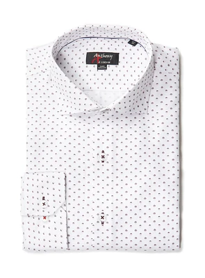 Sphere Print Non-Iron Shirt