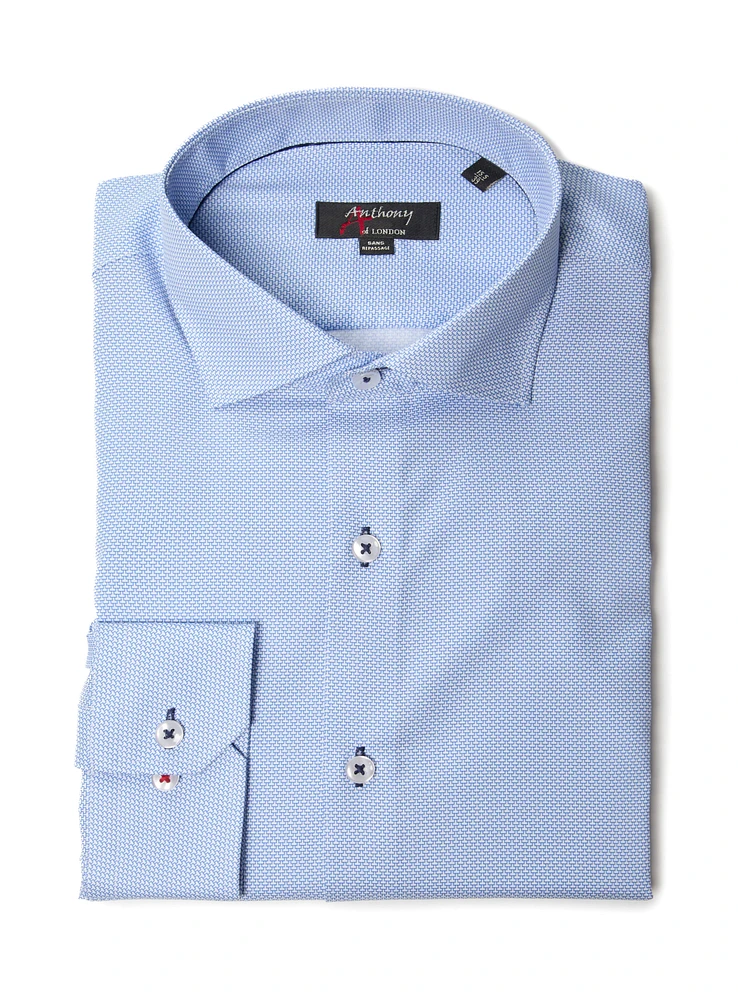 Chemise sans repassage à imprimé 't-bone'