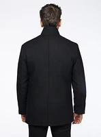 Manteau uni en laine