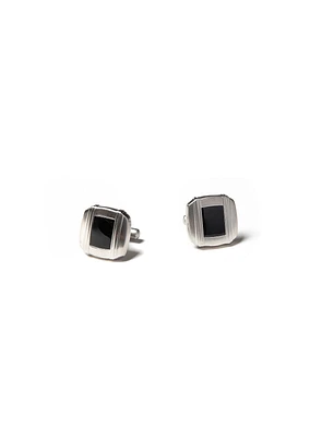 Boutons de manchette cube en onyx