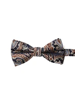 Noeud papillon à paisley cognac