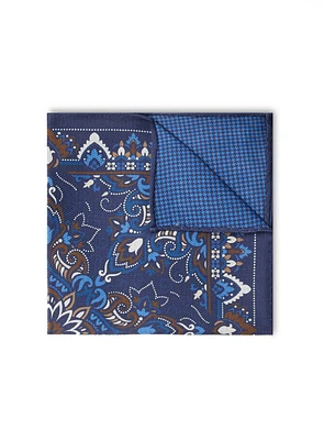 Mouchoir de poche réversible à motif abstrait