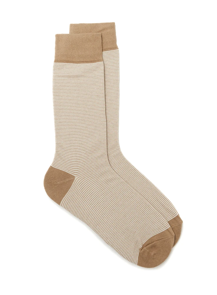 Chaussettes à micro rayures