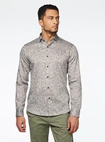 Rustic Print Sateen Shirt