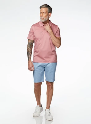 Solid Five Pockets Bermuda