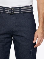 Bermuda en denim extensible cinq poches