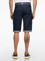 Bermuda en denim extensible cinq poches