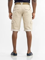 Bermuda en denim extensible cinq poches