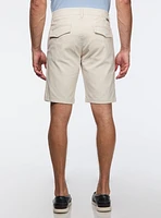 Bermuda en tricot diagonal