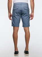 Bermuda en tricot diagonal