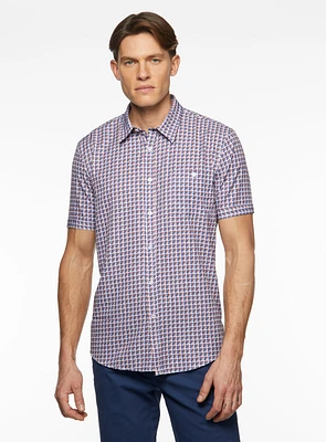 Multi Squares Short Sleeve Shirt