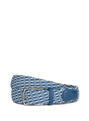Ceinture tressée bicolore