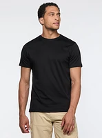 T-shirt col rond en coton pima