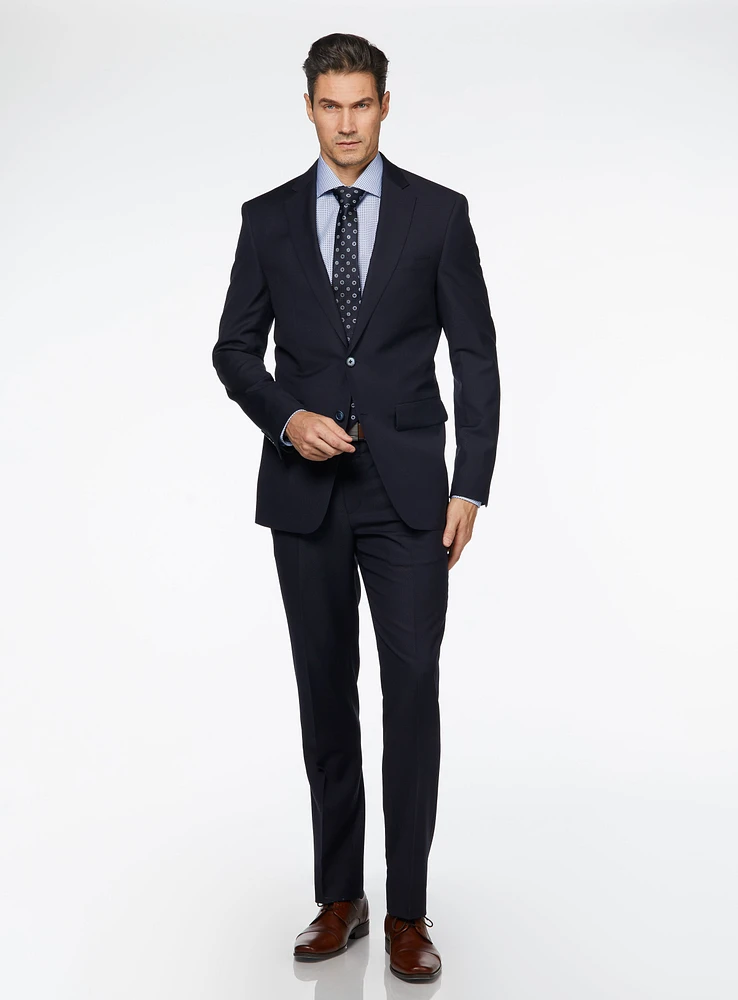 Diagonal Navy Suit