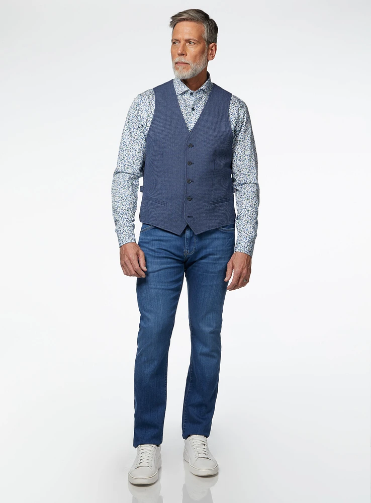 Veste en sergé texturée